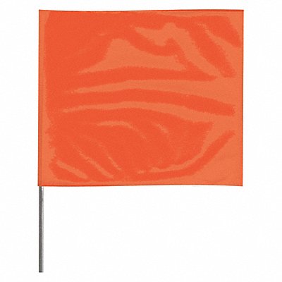 GRAINGER 2318OG200 Marking Flag 18  Glo Orange PVC PK100