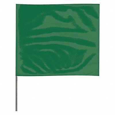 GRAINGER 2318GBK200 Marking Flag 18  Green PVC PK100
