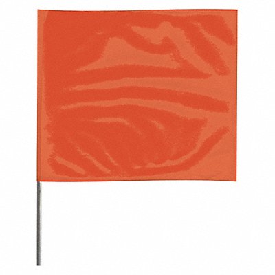 GRAINGER 4518O200 Marking Flag 18  Orange PVC PK100