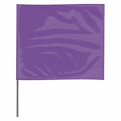 GRAINGER 4521PP200 Marking Flag 21  Purple PVC PK100