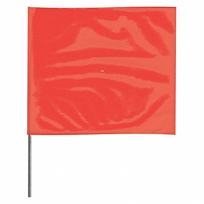GRAINGER 2336RG200 Marking Flag 36  Glo Red PVC PK100