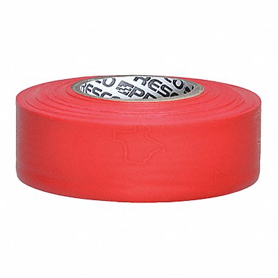 GRAINGER TXRG200 Flagging Tape  Red 150 ft L 1 3/16 in