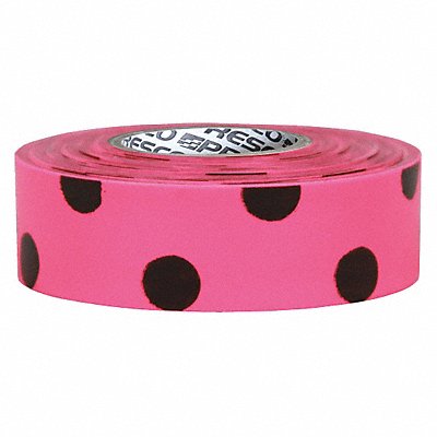 GRAINGER PDPGBK200 Flagging Tape Black/Pink 50 ft 1 3/16 in