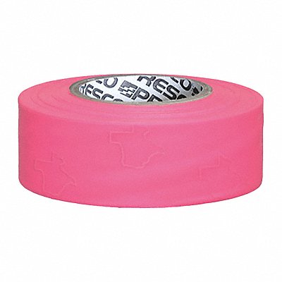 GRAINGER TXP200 Flagging Tape Pink 300 ft L 1 3/16 in