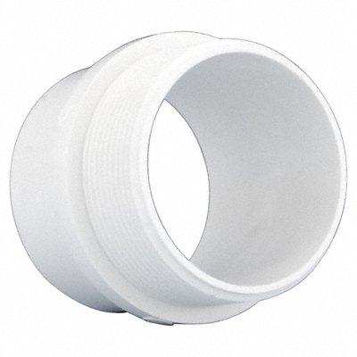 GRAINGER 6366 Male Adaptor Schedule 40 3 in White