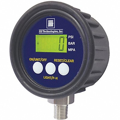 SSI MG11000A9VR K4241 Digital Pressure Gauge 1000 PSI MG1-9V