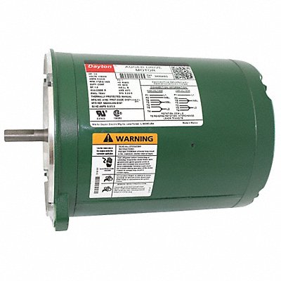 DAYTON 3K994 Farm Duty Mtr Splt Ph TENV 1/3HP 1725rpm