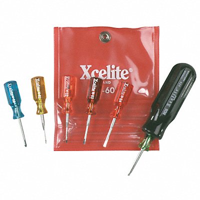 XCELITE M60N Jewelers Screwdriver Kit Sl/Ph 7 pcs.