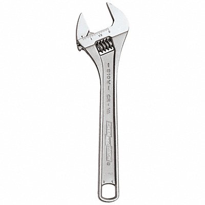 CHANNELLOCK 808W Adjustable Wrench Steel Chrome Vanadium 8