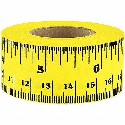 GRAINGER 3KHL1 Adhesive Backed Tape Measure 1 x 500 In
