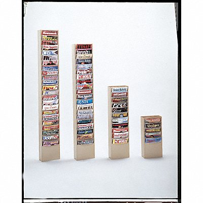 CON-TUR 40008 Literature Rack 20 Compartment Black
