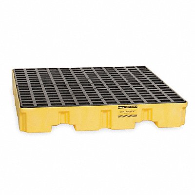 EAGLE 1645 Drum Spill Cntnmnt Pallet 4 Drum 8k lb.