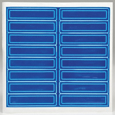 ACCUFORM LHR104BU D5953 Hard Hat Label 1 in H 4 in W PK16