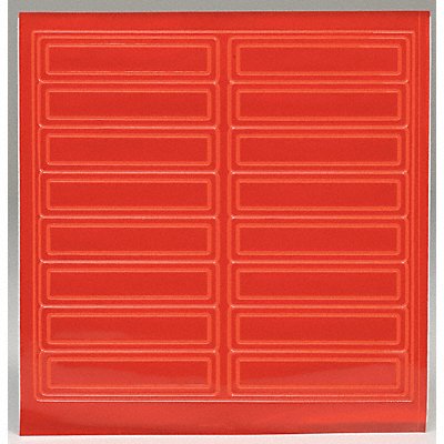 ACCUFORM LHR104RD D5953 Hard Hat Label 1 in H 4 in W PK16