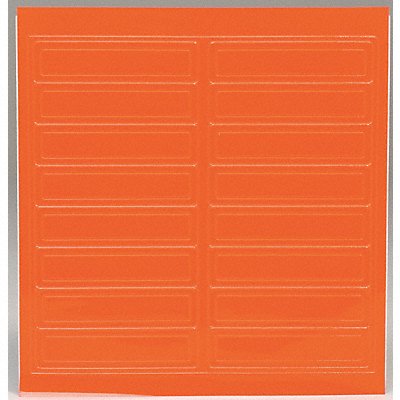 ACCUFORM LHR104RDOR D5953 Hard Hat Label 1 in H 4 in W PK16