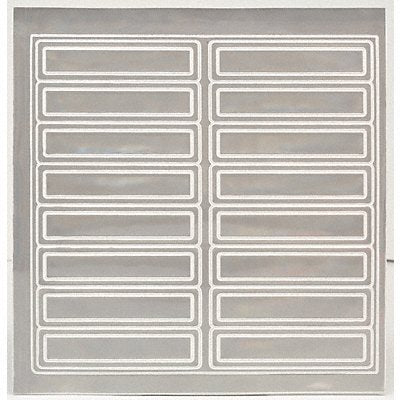 ACCUFORM LHR104WT D5953 Hard Hat Label 1 in H 4 in W PK16