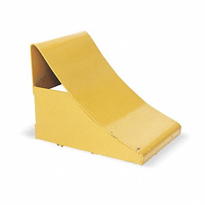 GRAINGER 3KR56 Wheel Chock 8 In Formed Steel