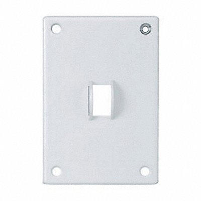 HUBBELL SWP1 Tgl Swch Wall Plate Stnd Wht 1Gng PlyPwEnam
