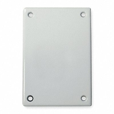 HUBBELL SWP13 Blank Wall Plate Stnd Wht 1Gng PlyPwEnam