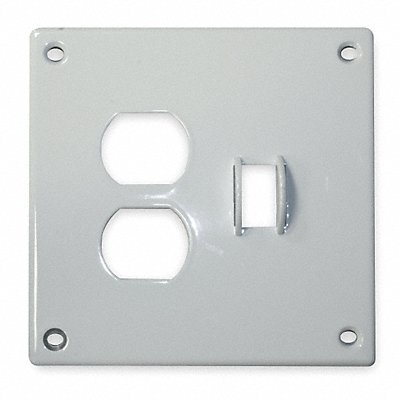 HUBBELL SWP18 TglSwch/DupRcptPlt Std Wht 2Gng PlyEnam