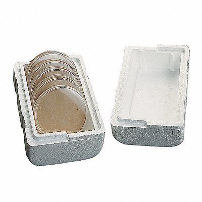 THERMOSAFE 404 Petri Dish Mailer 5 in H 190.5 mm L PK48