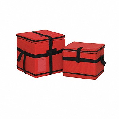 THERMOSAFE 455RED COOLER TRNSPORT NYLON RED 2 IN 12 IN H