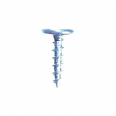 GRAINGER KKMETSCR100 FlatHd WOOD SCREW Zinc #10 5/8 L PK100