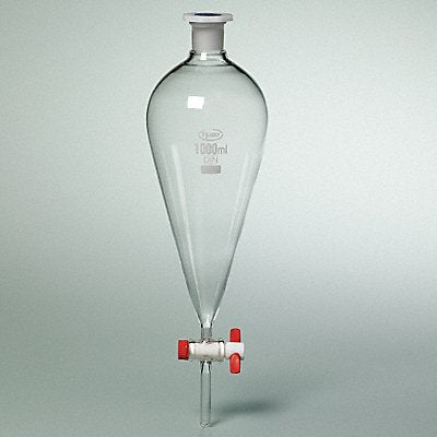 GRAINGER 3KWT2 Funnel 27 mm Dia 395 mm H 1 L