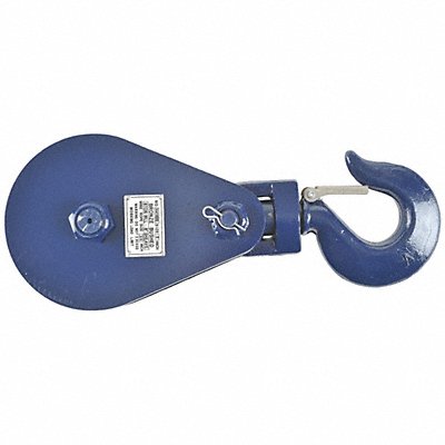 B/A PRODUCTS CO. 6I8T8 Pulley Block Swvl Hook 5/8-3/4 Rope dia