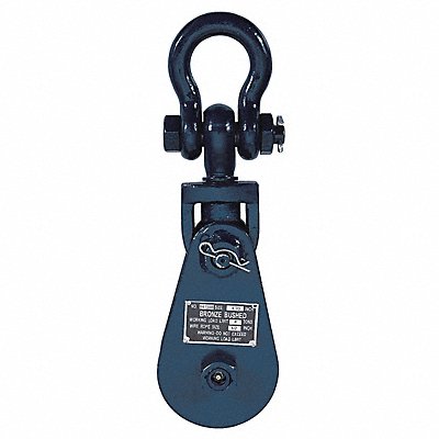 B/A PRODUCTS CO. 6ISW4T Pulley Block Shackle 3/8 -1/2 Rope dia