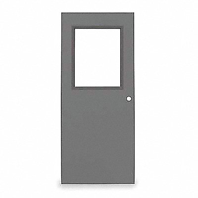 CECO CHMDxHG3070xCYLCE16ga D3659 Half Glass Steel Door 84x36 In 16 ga