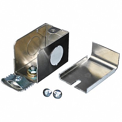 PLUGMOLD S2010A2 Entrance End White Stainless Steel Ends