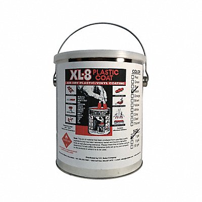 GRAINGER XL81BLACK PVC Maintenance Coating 1 gal Black