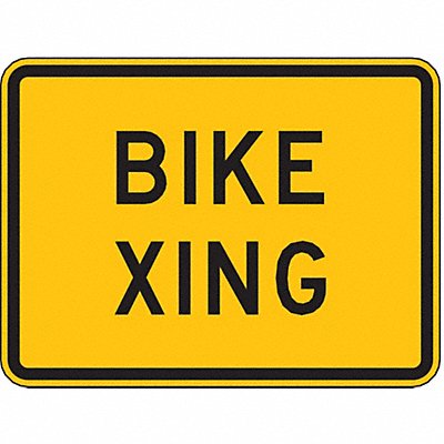 LYLE W111P24HA Bike Xing Traffic Sign 18 x 24