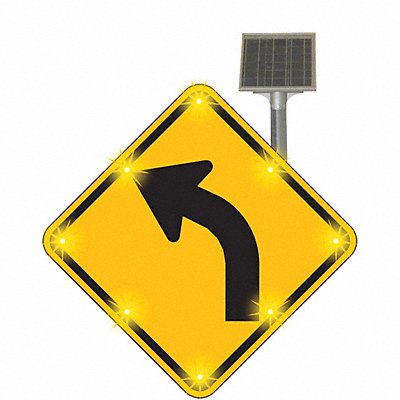 TAPCO 2180C00721 LED Traffic Sign Aluminum 30 x 30
