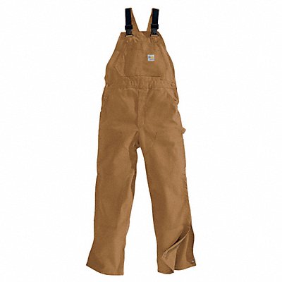 CARHARTT 1016270000000 Bib Overall Brown 34x32in 16 cal/cm2
