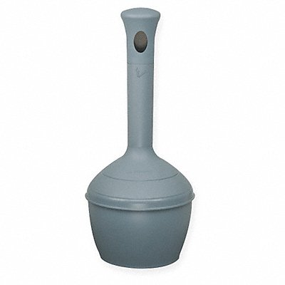 JUSTRITE 268501 D0293 Cigarette Receptacle 4 gal Grey