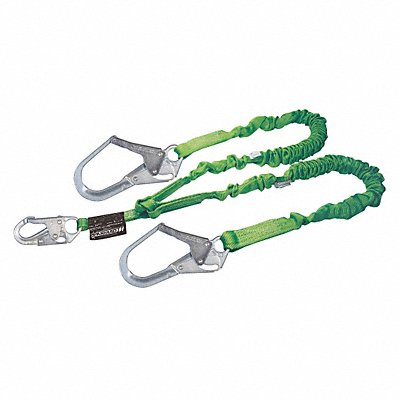 HONEYWELL MILLER 231MZ76FTGN Shock-Absorbing Lanyard Green