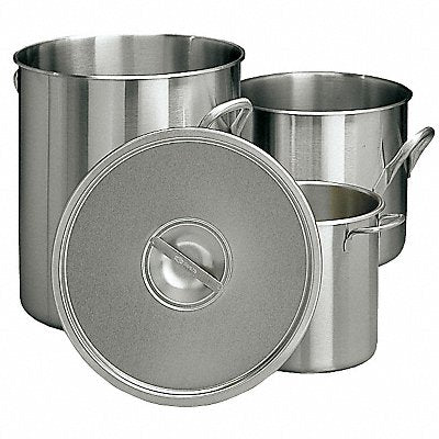 GRAINGER 78620 Container 24 qt 13 in H 12 1/4 in Dia