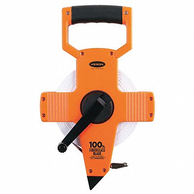 KESON OTR1810100 Long Tape Measure 1/2 Inx100 ft Pumpkin