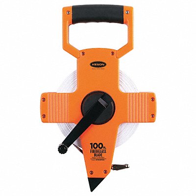 KESON OTR18M100 Tape Measure 1/2 In x 100 ft/30m Pumpkin