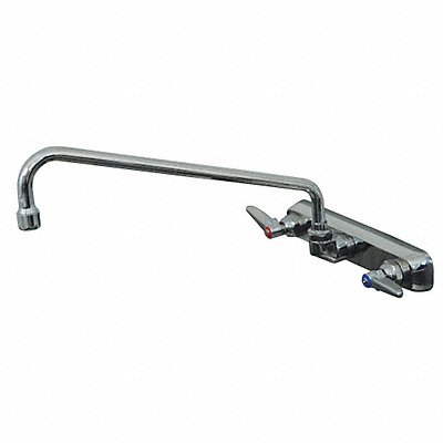 ADVANCE TABCO K111B2291 Straight Chrome T S Heavy Duty Brass