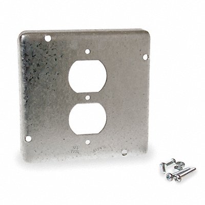 RACO 972 Electrical Box Cover Duplex Receptacle