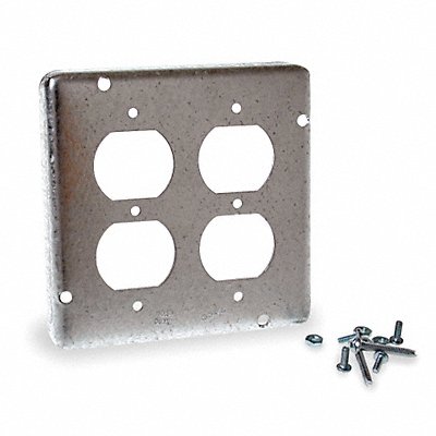 RACO 979 Cover Square 2 Duplex