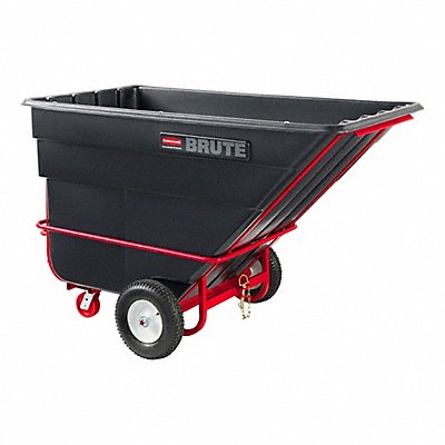 BRUTE FG102641BLA Tilt Truck HD Towabl 1-1/2 cu yd 2100 lb