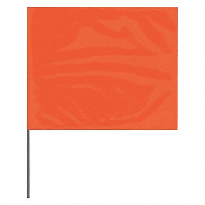 PRESCO PRODUCTS CO 2315O200 Marking Flag Orange Blank PVC PK100