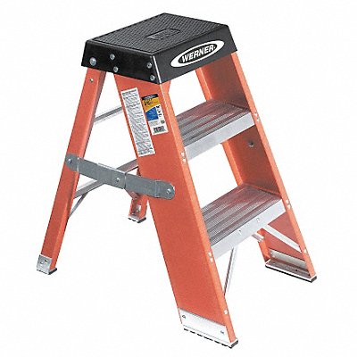 WERNER SSF03 Step Stand 36 In H 375 lb Fiberglass