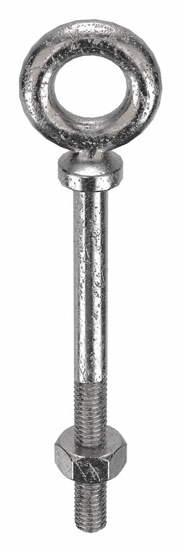 KEN FORGING N2022SS6 Machinery Eye Bolt Shank D 5/16 in