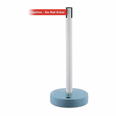 TENSABARRIER 88532STDNORGXC Barrier Post with Belt 37-3/4 in H PVC
