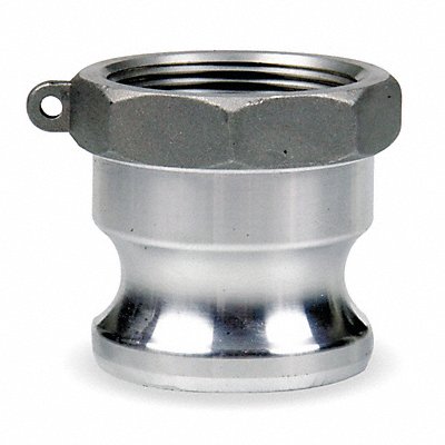 GRAINGER 3LX09 Cam and Groove Adaptor 1-1/2 Aluminum